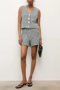 Answear.LAB pantaloni scurti de dama cu bumbac imagine