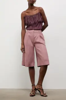 Answear.LAB pantaloni scurti de dama din in imagine