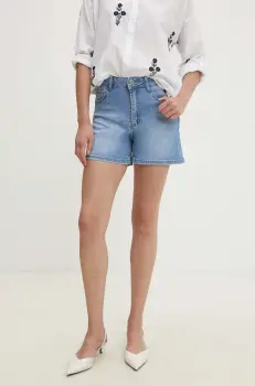 Answear Lab pantaloni scurti femei, neted, high waist imagine