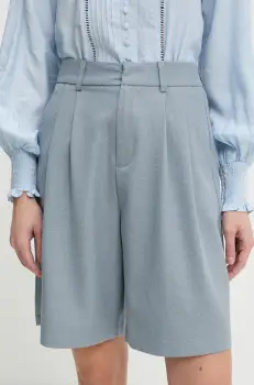 Answear Lab pantaloni scurti femei, neted, high waist imagine