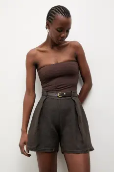 Answear.LAB pantaloni scurti pentru femei, din in imagine