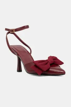 Answear.LAB pantofi cu toc culoarea bordo imagine