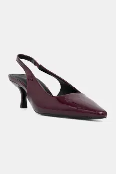 Answear.LAB pantofi cu toc culoarea bordo imagine