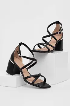 Answear Lab pantofi cu toc culoarea negru imagine