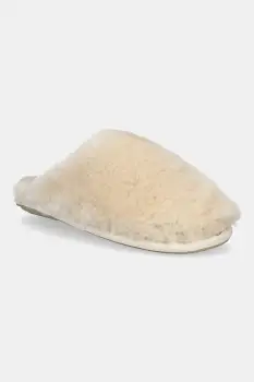 Answear.LAB papuci de lana culoarea bej imagine