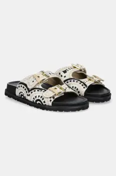 Answear Lab papuci femei, culoarea bej imagine