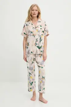 Answear Lab pijama culoarea bej imagine