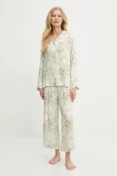 Answear Lab pijama culoarea bej imagine