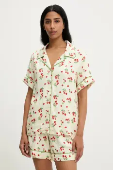 Answear Lab pijama culoarea bej imagine