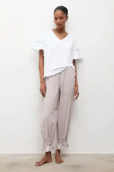 Answear.LAB pijama culoarea bej imagine