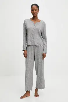 Answear Lab pijama culoarea gri imagine