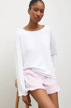 Answear.LAB pijama culoarea roz imagine