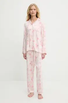 Answear Lab pijama culoarea roz imagine