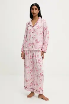 Answear Lab pijama culoarea roz imagine