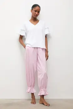 Answear.LAB pijama culoarea roz imagine