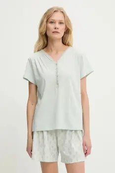 Answear Lab pijama culoarea verde imagine