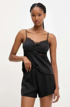 Answear Lab pijama femei, culoarea negru imagine