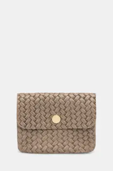 Answear.LAB portofel de piele culoarea bej imagine