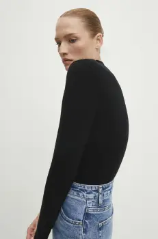 Answear Lab pulover de casmir culoarea negru, light imagine