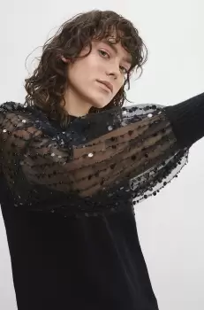 Answear Lab pulover de dama, culoarea negru imagine