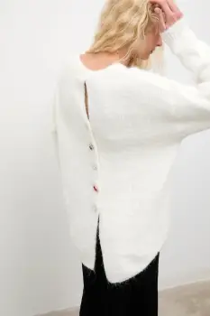 Answear.LAB pulover de lana culoarea alb imagine