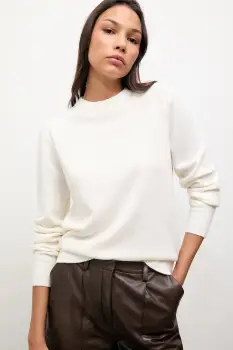 Answear.LAB pulover de lana culoarea bej, light imagine