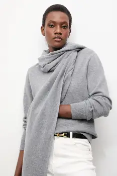 Answear.LAB pulover de lana culoarea gri, light imagine