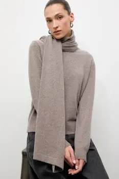 Answear.LAB pulover de lana culoarea maro, light imagine