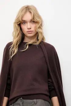 Answear.LAB pulover de lana culoarea maro, light imagine