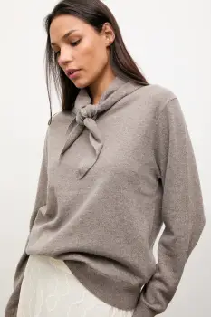 Answear.LAB pulover de lana culoarea maro, light imagine