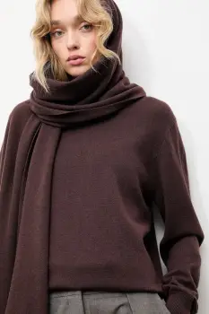 Answear.LAB pulover de lana culoarea maro, light imagine