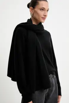 Answear.LAB pulover de lana culoarea negru, light imagine