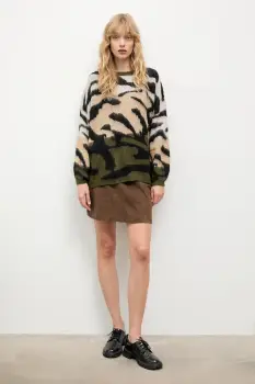 Answear.LAB pulover din amestec de lana culoarea verde imagine