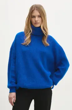 Answear Lab pulover femei, calduros, cu guler imagine