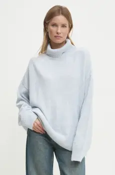 Answear Lab pulover femei, calduros, cu guler imagine