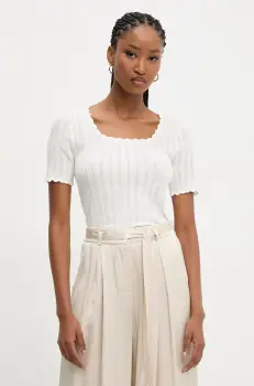 Answear Lab pulover femei, culoarea alb, light imagine