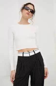 Answear Lab pulover femei, culoarea alb, light imagine