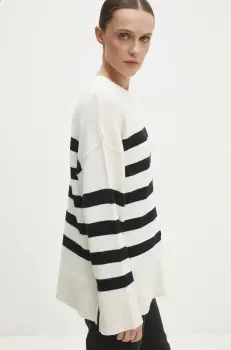 Answear Lab pulover femei, culoarea bej imagine