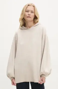 Answear Lab pulover femei, culoarea bej imagine