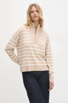 Answear Lab pulover femei, culoarea bej, light imagine