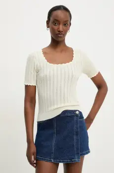 Answear Lab pulover femei, culoarea bej, light imagine