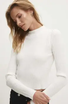 Answear Lab pulover femei, culoarea bej, light imagine