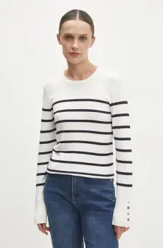 Answear Lab pulover femei, culoarea bej, light imagine