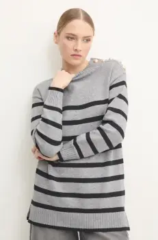 Answear Lab pulover femei, culoarea gri imagine