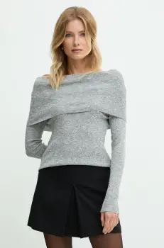 Answear Lab pulover femei, culoarea gri, light imagine