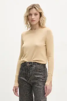 Answear Lab pulover femei, culoarea maro, light imagine