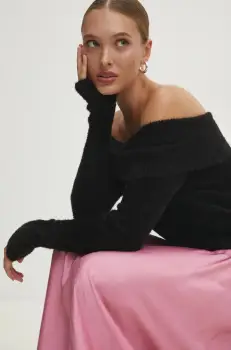 Answear Lab pulover femei, culoarea negru imagine