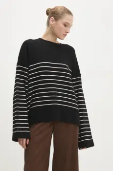 Answear Lab pulover femei, culoarea negru, light imagine