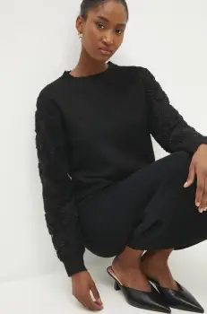 Answear Lab pulover femei, culoarea negru, light imagine