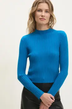 Answear Lab pulover femei, light, cu turtleneck imagine